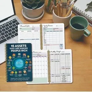 Office | Wealth Creation Spiral Notebook 15 Assets That Are Making ...